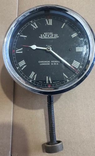 Antique jaeger car - antique, clock