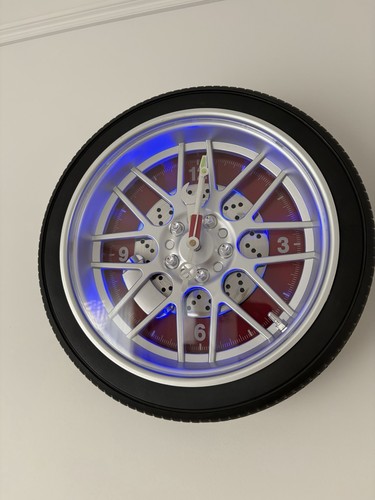 Orologio parete ruota auto - orologio,